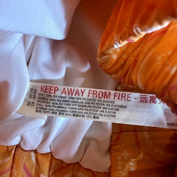 Free People Movement The Way Home Orange Print Shorts - Picture 5 of 6